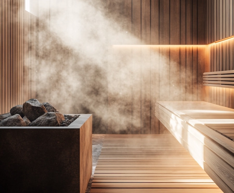 sauna, chaleur, zen, détente, pierre chaude, eclipsea, niort