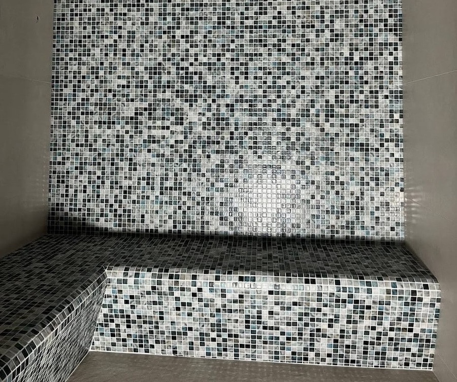 Hammam carrelé salle été, spa privatif, 79, Niort, Eclipsea